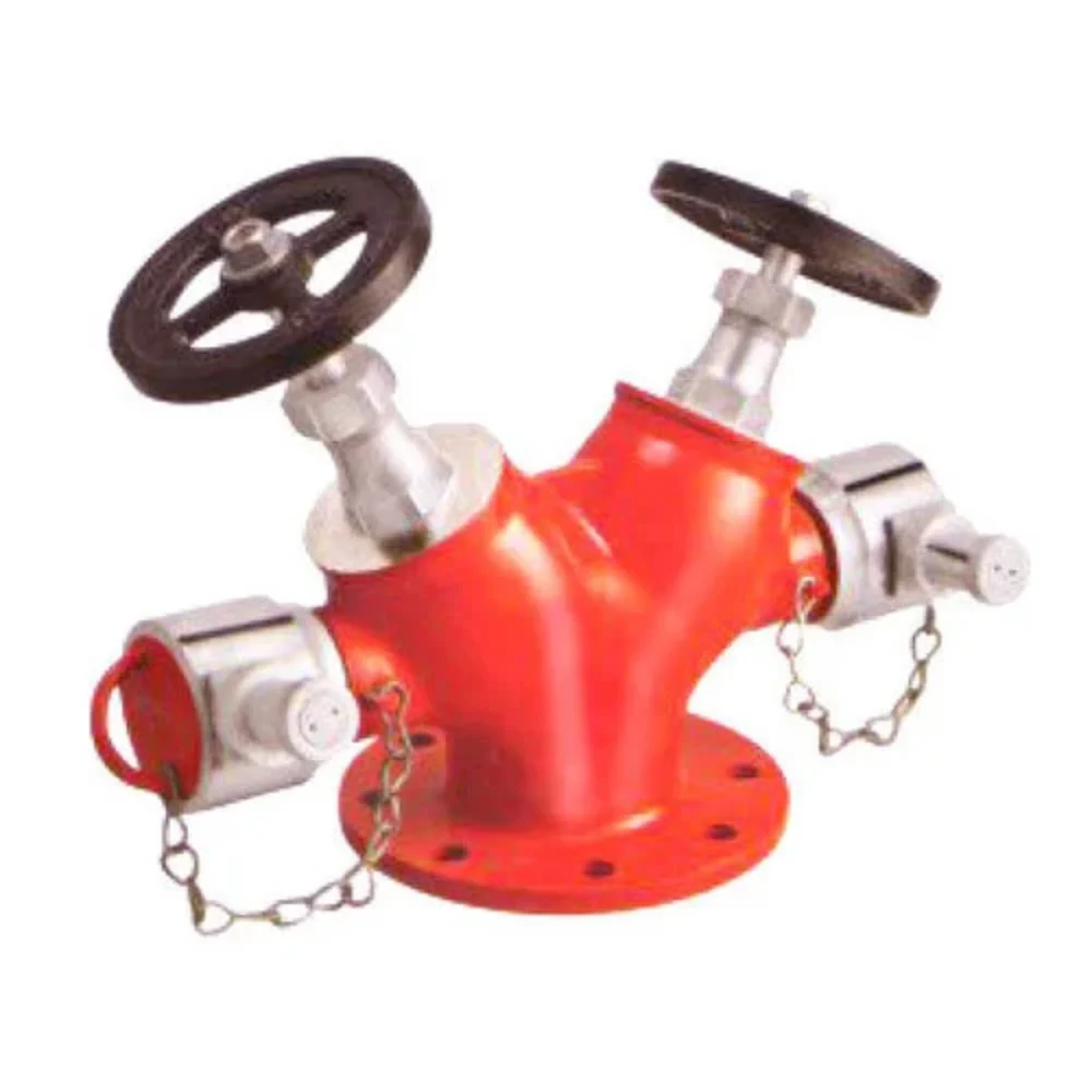 Double Head Landing Valve (SS & Gun Metal)